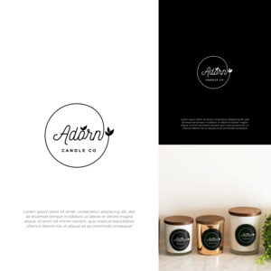 Logo Design by ybmdesign for Adorn Candle Co. | Design #25635690