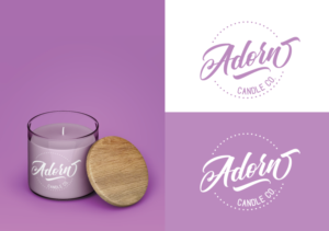 Logo Design by G.Krastinkova for Adorn Candle Co. | Design: #25633256