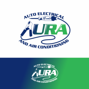 aura auto electrical and air conditioning | Diseño de Logo por luckdesign