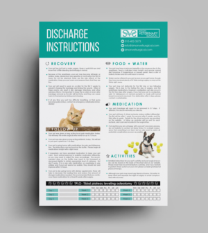 Disharge instructions* | Diseño de Flyer por JK18