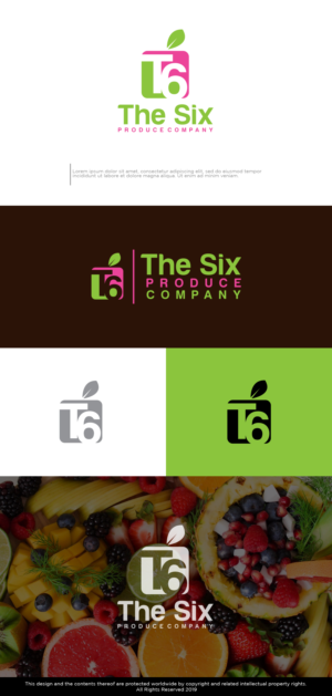 Logo design for "The Six Produce Company" | Logo Design by Kim Ji