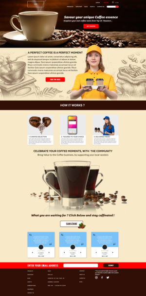 Web Design by Taha Ahmed for this project | Design: #25680977