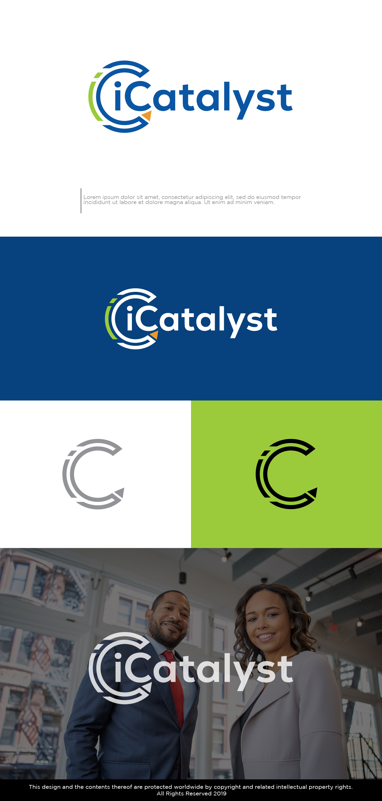 Logo Design by Kim Ji for iCatalyst | Design: #25700988