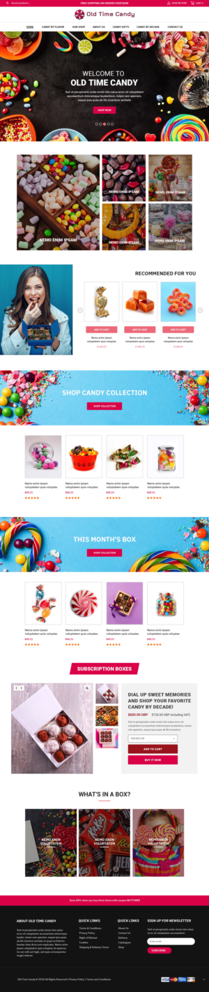 Web Design by pb for this project | Design #25647090