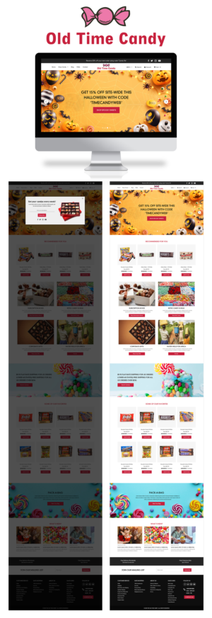 Old Time Candy Candy - Shopify Website Design | Web-Design von Titan Eagle