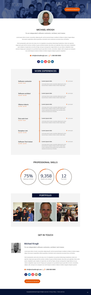 Web Design by pb for Kroghdata | Design: #25663784