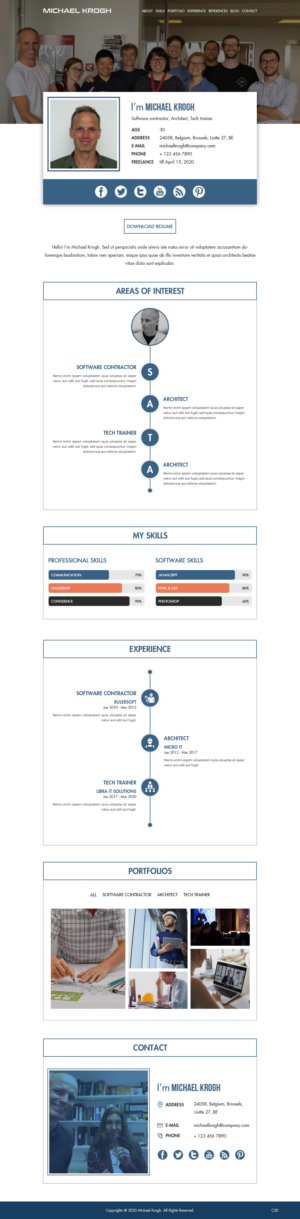Web Design by pb for Kroghdata | Design: #25663786