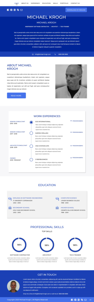 Web Design by pb for Kroghdata | Design: #25663794