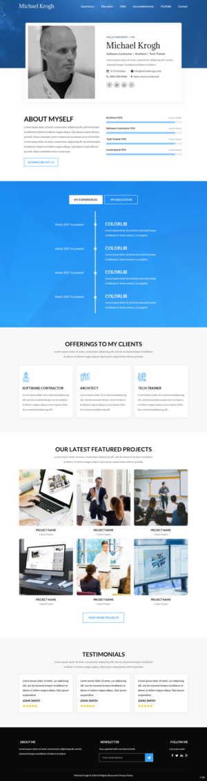 Web Design by pb for Kroghdata | Design: #25663795