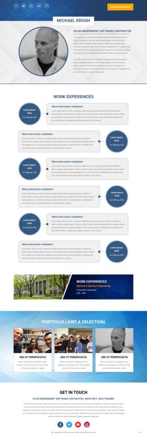 Web Design by pb for Kroghdata | Design: #25663796