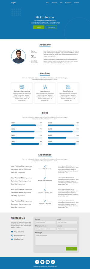 Web Design by Lulu94 for Kroghdata | Design: #25654436
