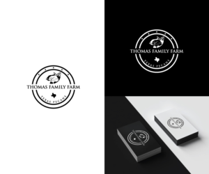 Thomas Family Farm. Texas Pecans. | Logo Design by uitaki