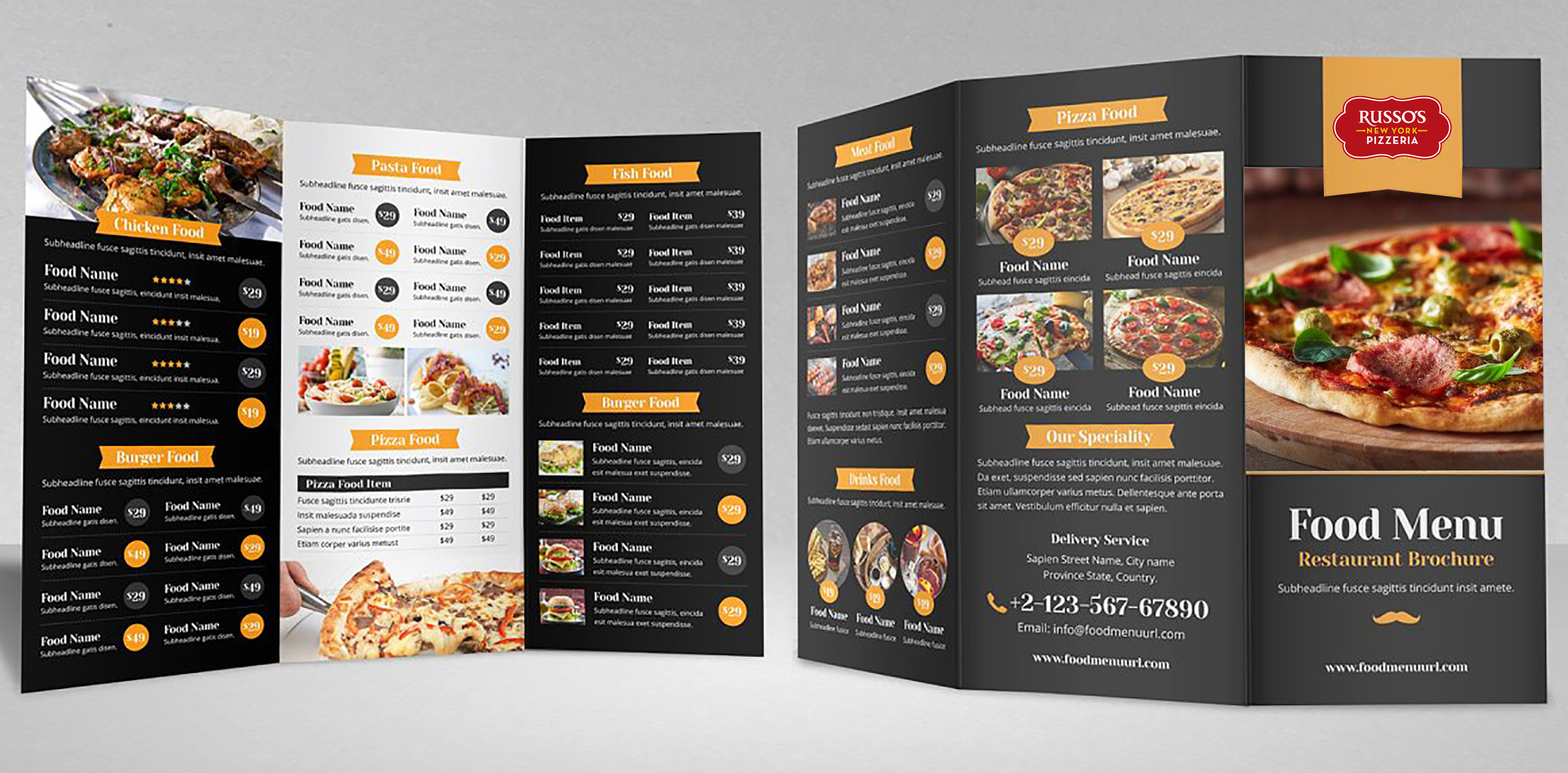 Menu Design by Jason Vantran for this project | Design #25658028