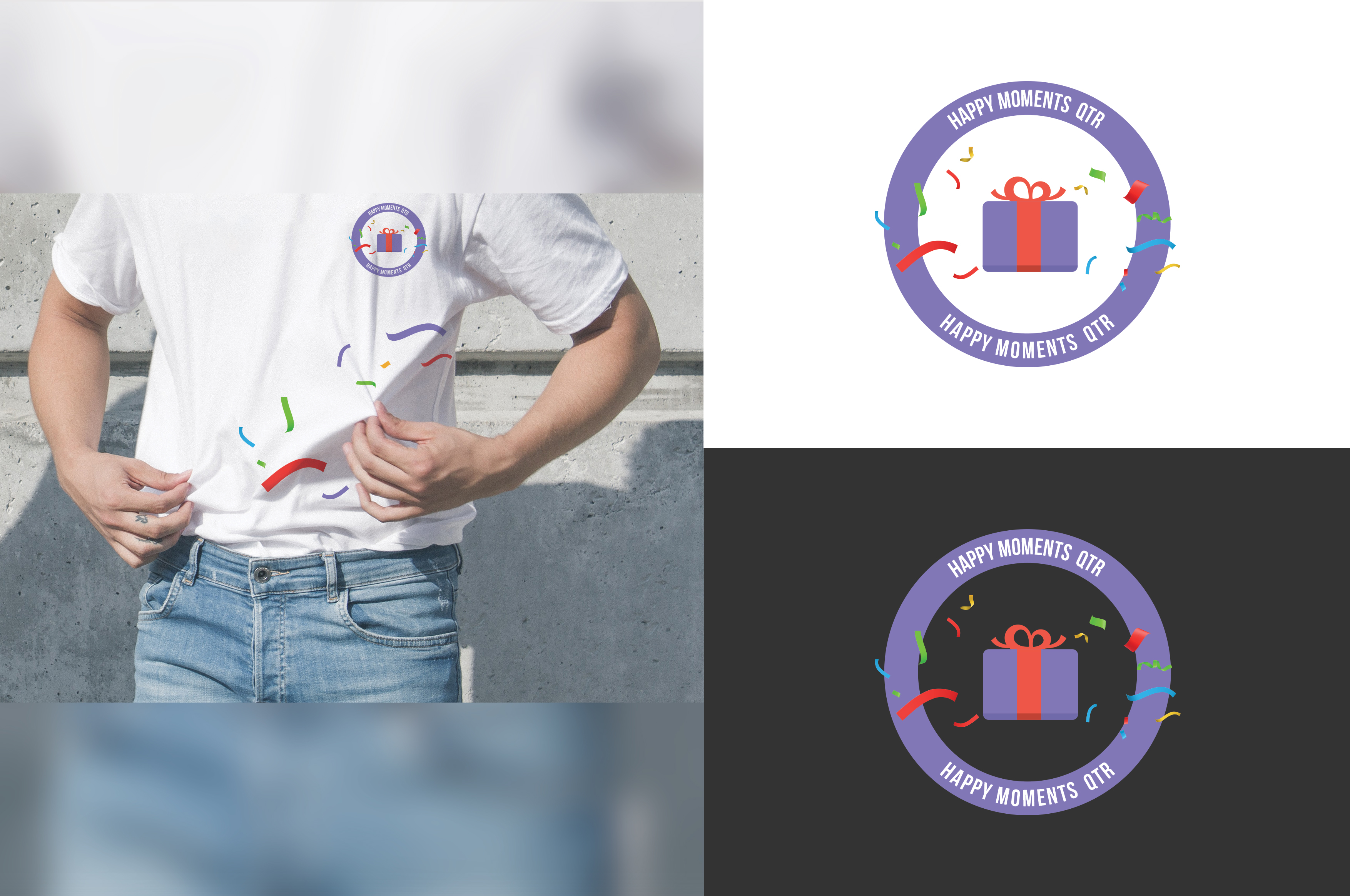 Logo Design by EnvyRand for Happy moments  | Design #25667680
