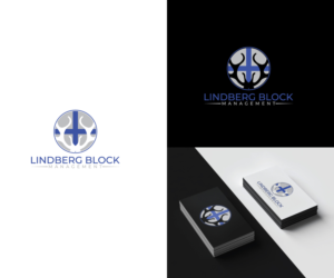 Lindberg Block Management | Logo Design by uitaki