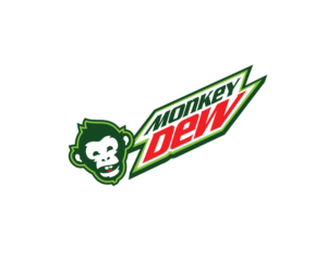 Monkey Dew | Logo Design by Buck Tornado