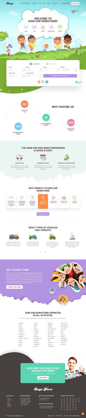 Cars for Kids Website Design | Web Design by nzdesigners