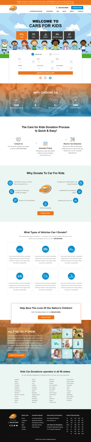 Cars for Kids Website Design | Web Design by Titan Eagle