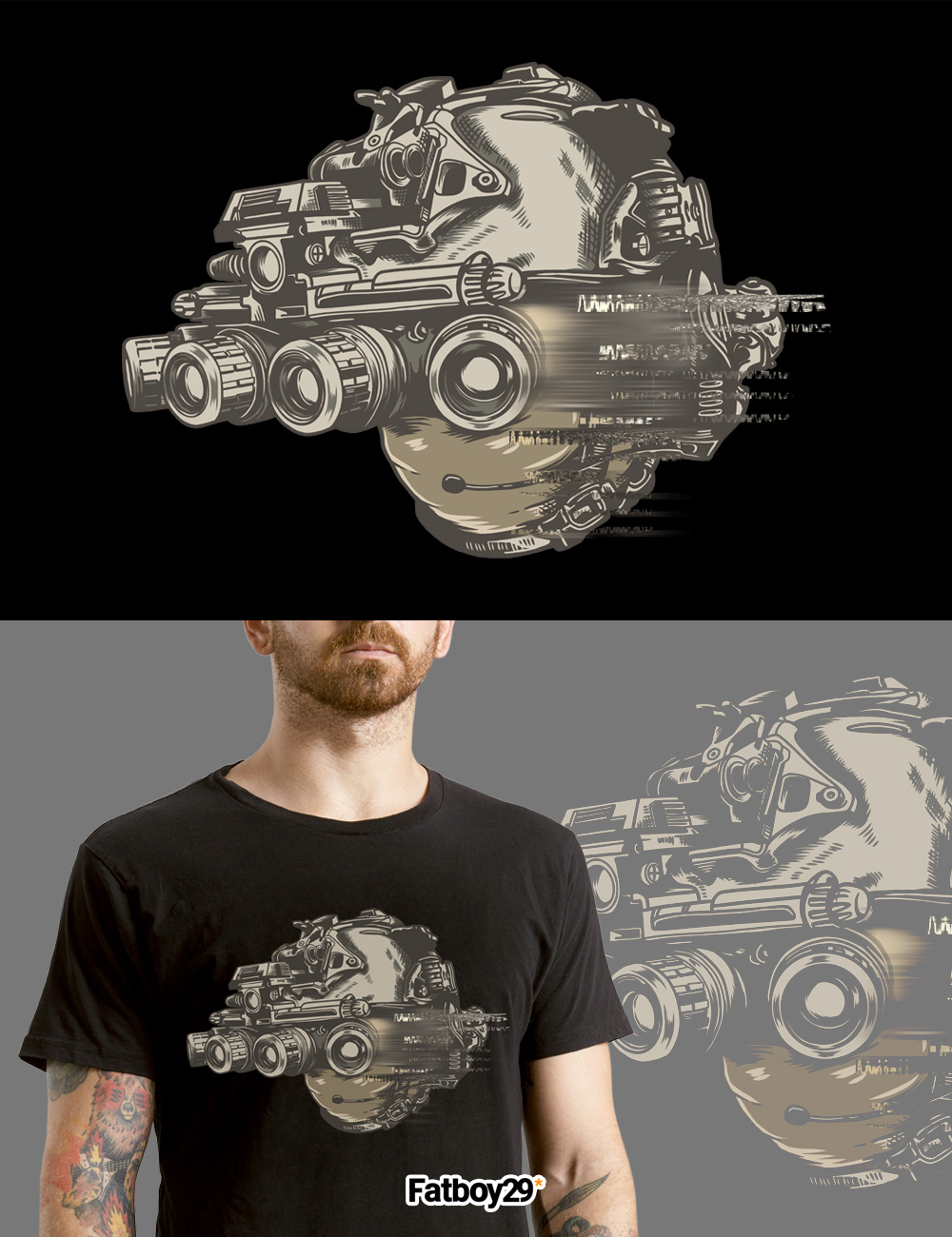 T-Shirt-Design von Fatboy Graphic für Dark Corner Concepts  | Design #25662846