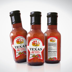 Texas Backdraft Barbeque Soss* | Diseño de Empaque por tuan1968