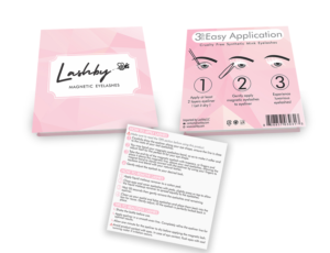 Lash Packaging Design Box, and instruction insert | Verpackungs-Design von Lezette_G