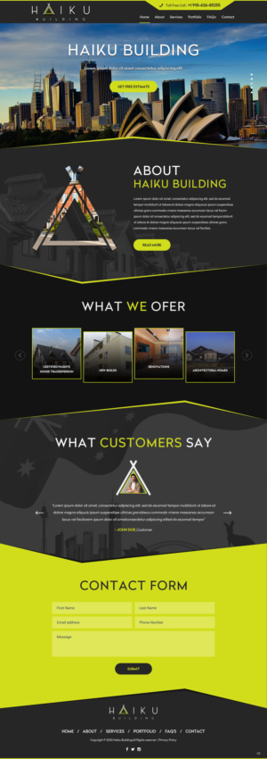 Web Design by pb for this project | Design: #25663771