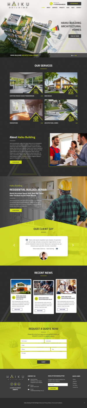 Web Design by pb for this project | Design: #25663772