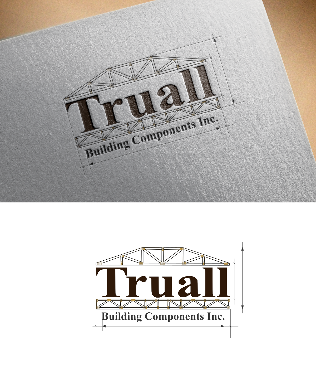 Logo Design by design.bb for Truall Building Components Inc. | Design #25661163