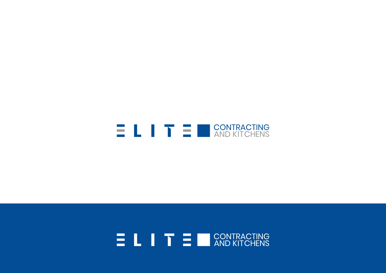 Logo Design by Gita. for Elite Contracting & Kitchens | Design #25688265