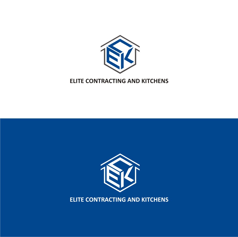 Logo Design by Hardwork for Elite Contracting & Kitchens | Design #25669993