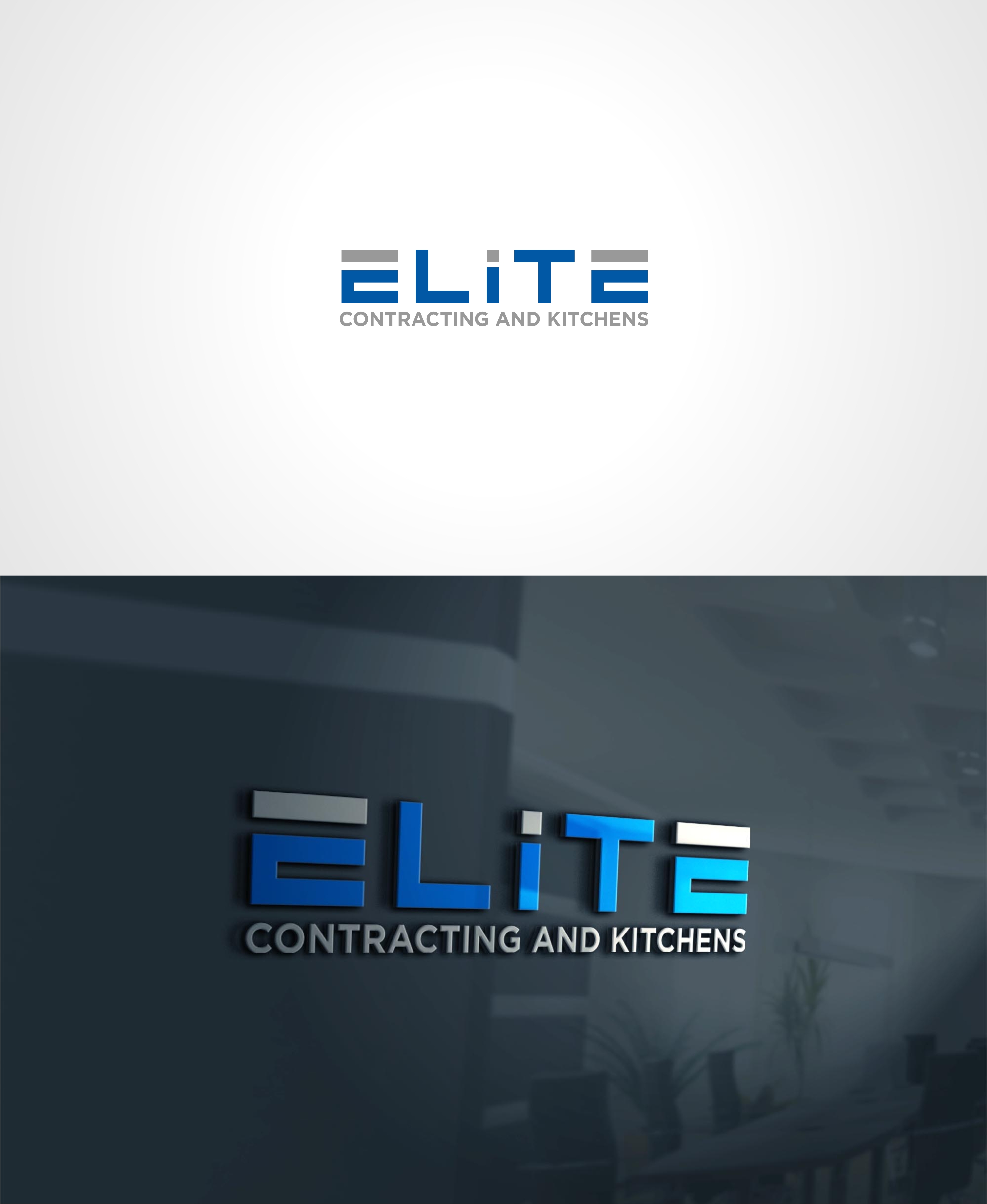 Logo Design by Joenet Jayawarna for Elite Contracting & Kitchens | Design #25691839