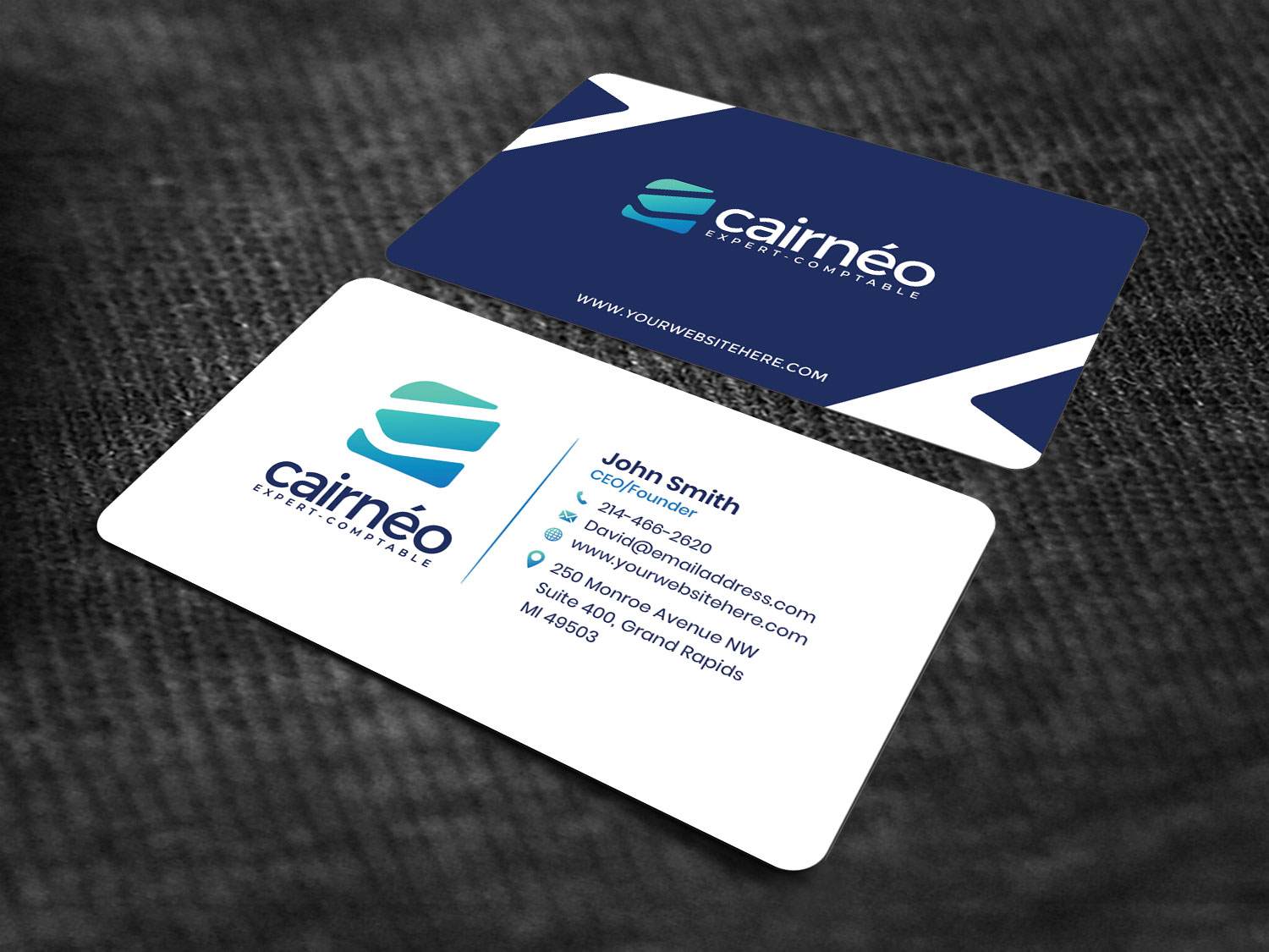 Business Card Design by Sandaruwan for CAIRNEO EXPERTISE | Design #25659053