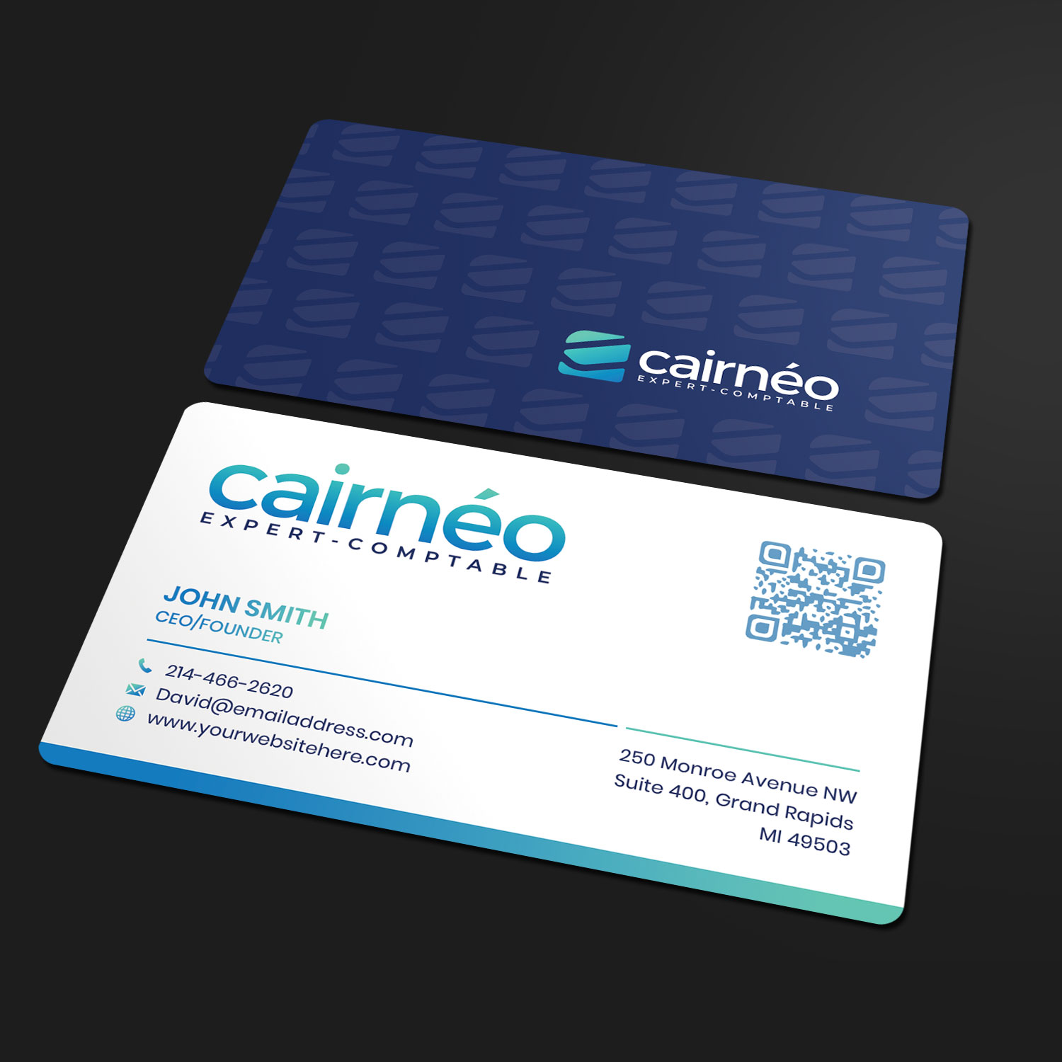 Business Card Design by Sandaruwan for CAIRNEO EXPERTISE | Design #25665212
