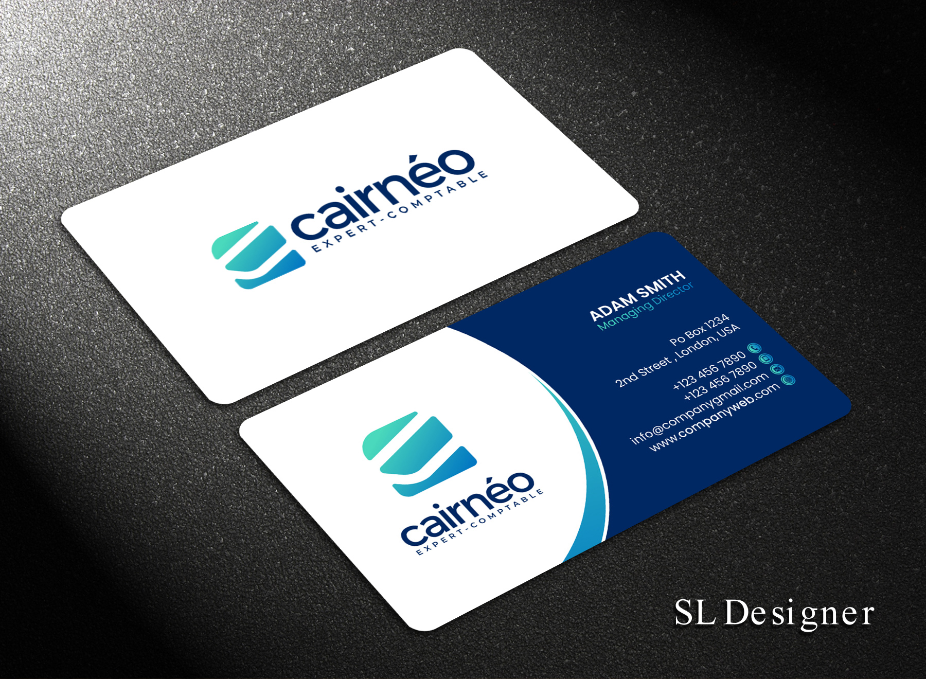 Diseño de Tarjeta de Presentación por SL Designer para CAIRNEO EXPERTISE | Diseño #25658361