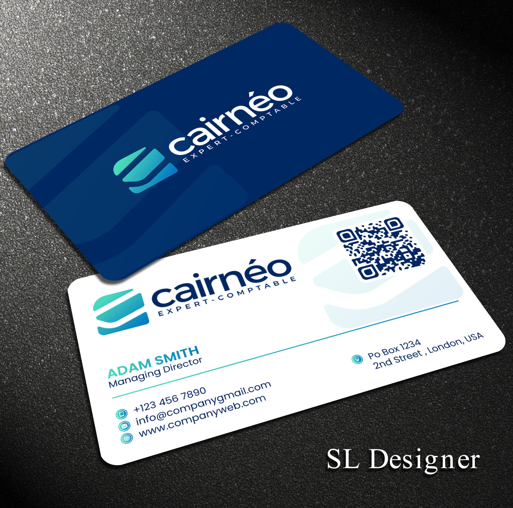 Business Card Design by SL Designer for CAIRNEO EXPERTISE | Design #25669778