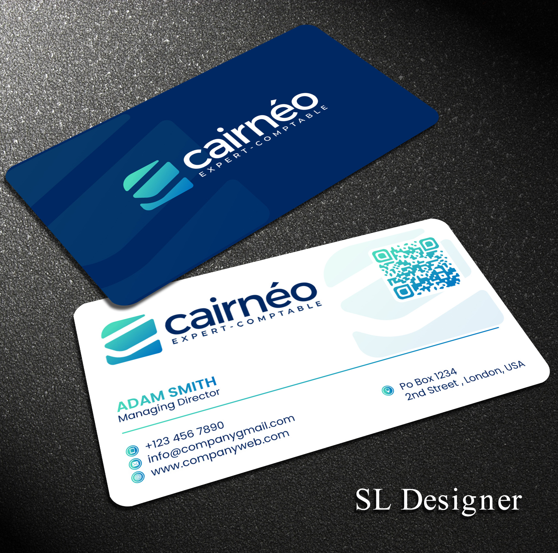 Business Card Design by SL Designer for CAIRNEO EXPERTISE | Design #25671214