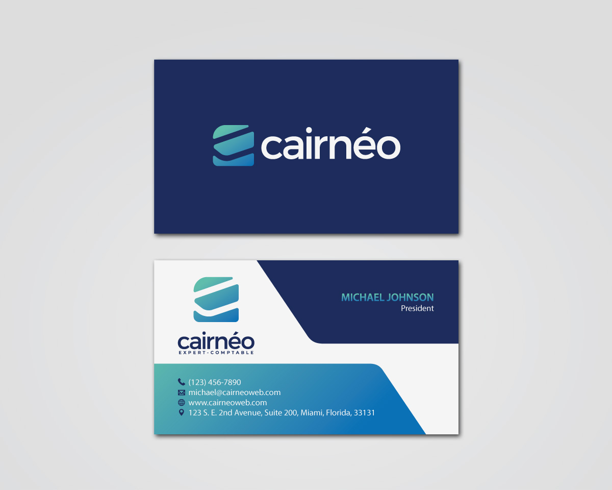 Diseño de Tarjeta de Presentación por MDesign para CAIRNEO EXPERTISE | Diseño #25660085