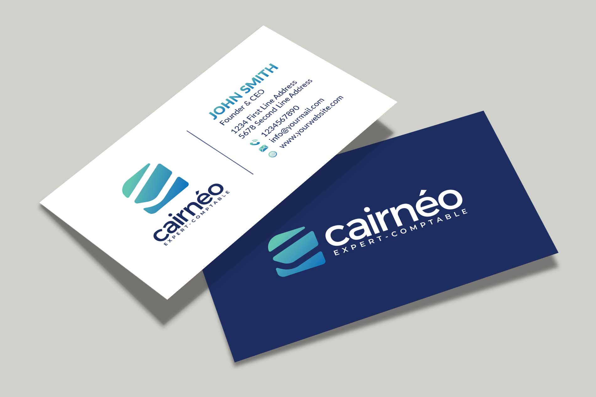 Business Card Design by Musa. A for CAIRNEO EXPERTISE | Design #25659661