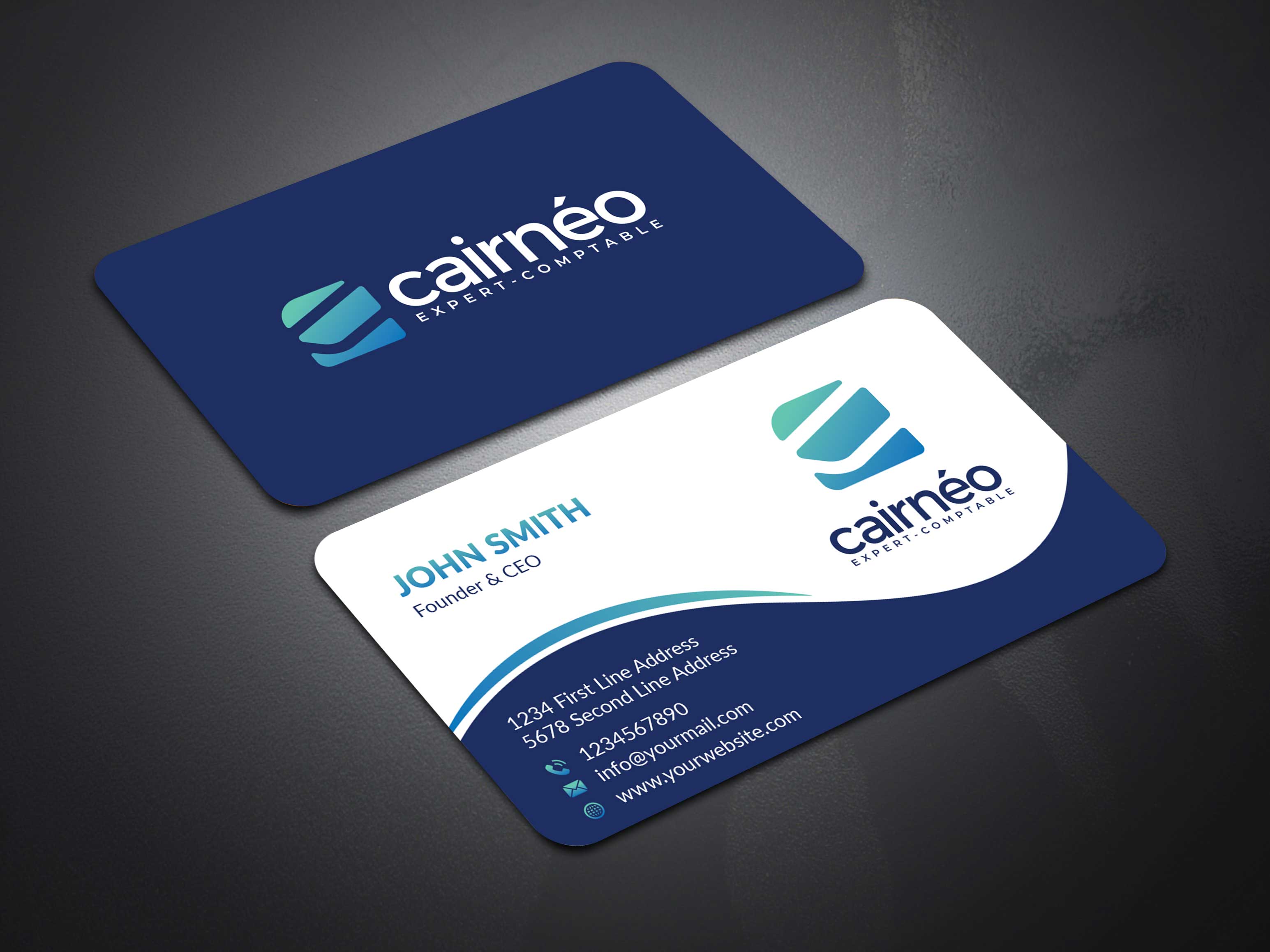 Diseño de Tarjeta de Presentación por Musa. A para CAIRNEO EXPERTISE | Diseño #25659662