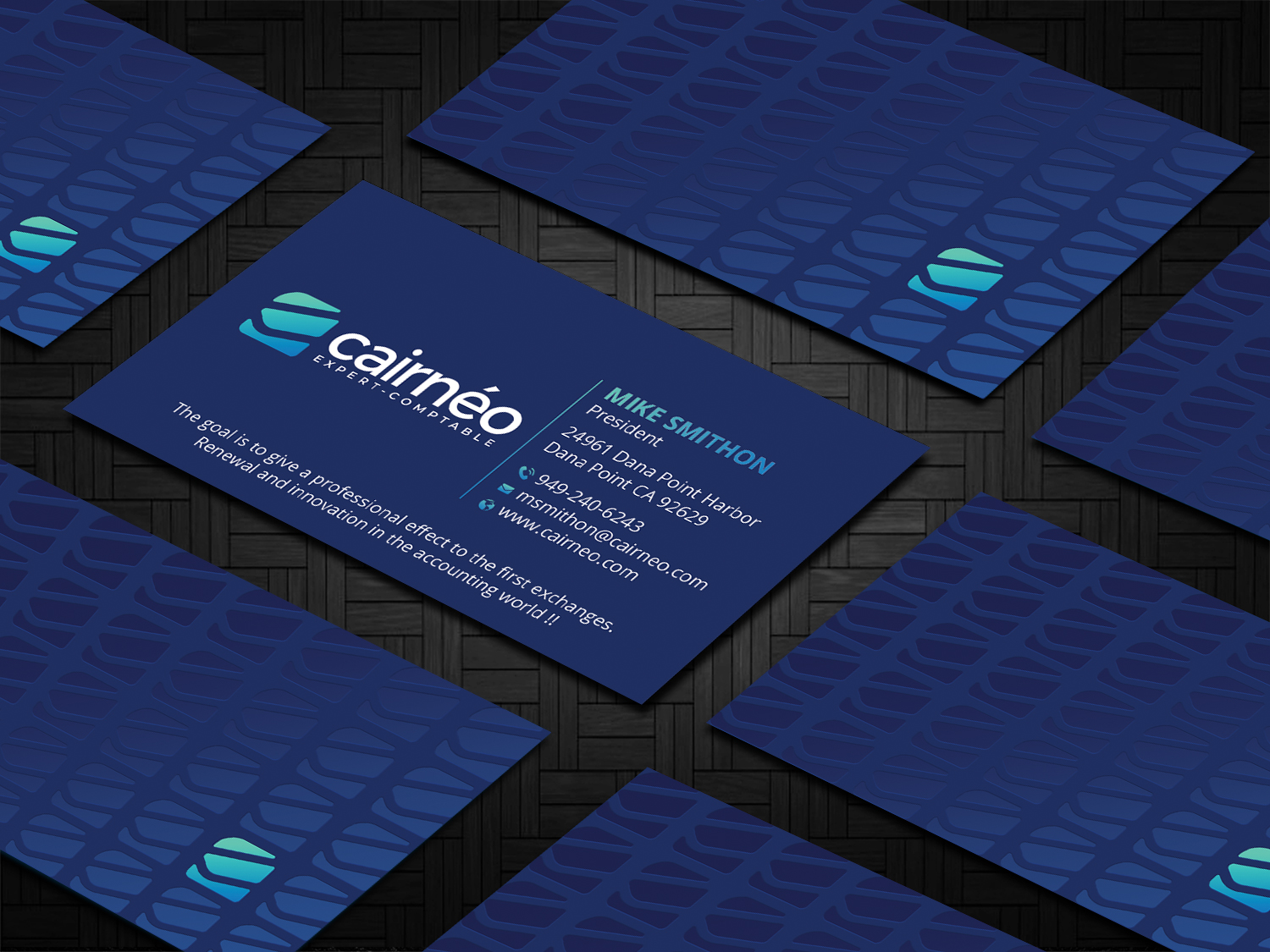 Business Card Design by DesignShout for CAIRNEO EXPERTISE | Design #25659540