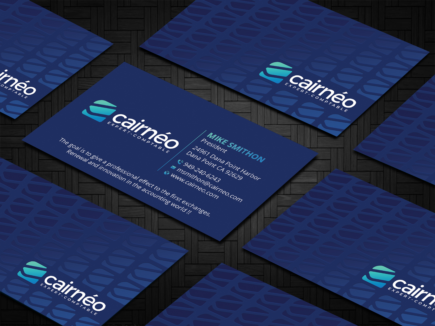 Diseño de Tarjeta de Presentación por DesignShout para CAIRNEO EXPERTISE | Diseño #25659577