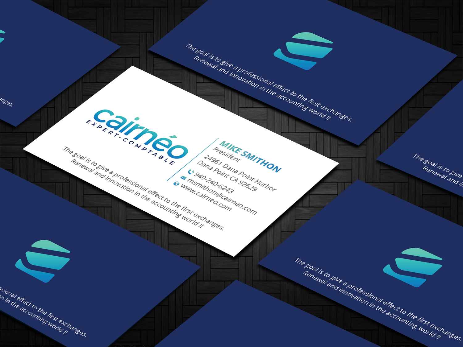 Business Card Design by DesignShout for CAIRNEO EXPERTISE | Design #25659604