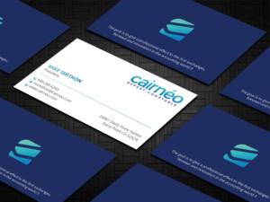 Business Card Design by DesignShout for CAIRNEO EXPERTISE | Design #25659680