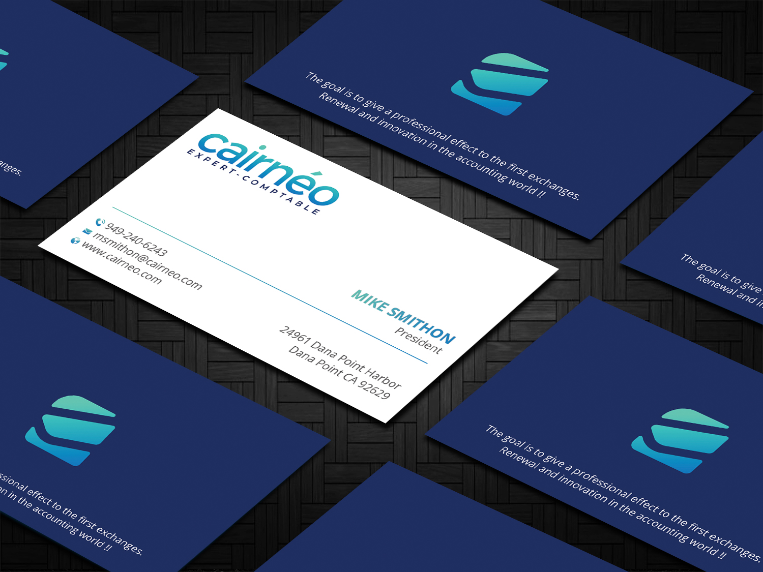 Business Card Design by DesignShout for CAIRNEO EXPERTISE | Design #25659700