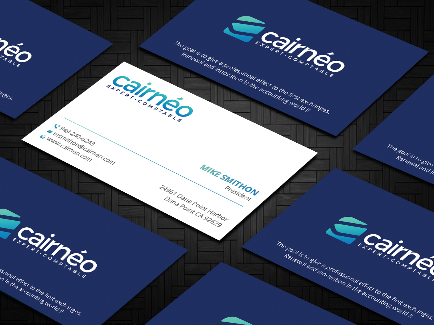 Business Card Design by DesignShout for CAIRNEO EXPERTISE | Design #25659702