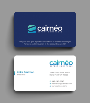 Design de Carte de Visite par DesignShout pour CAIRNEO EXPERTISE | Design : #25659807