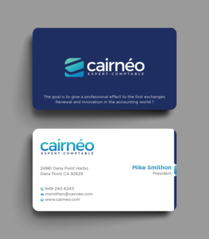 Design de Carte de Visite par DesignShout pour CAIRNEO EXPERTISE | Design : #25659820
