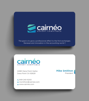 Design de Carte de Visite par DesignShout pour CAIRNEO EXPERTISE | Design : #25659821