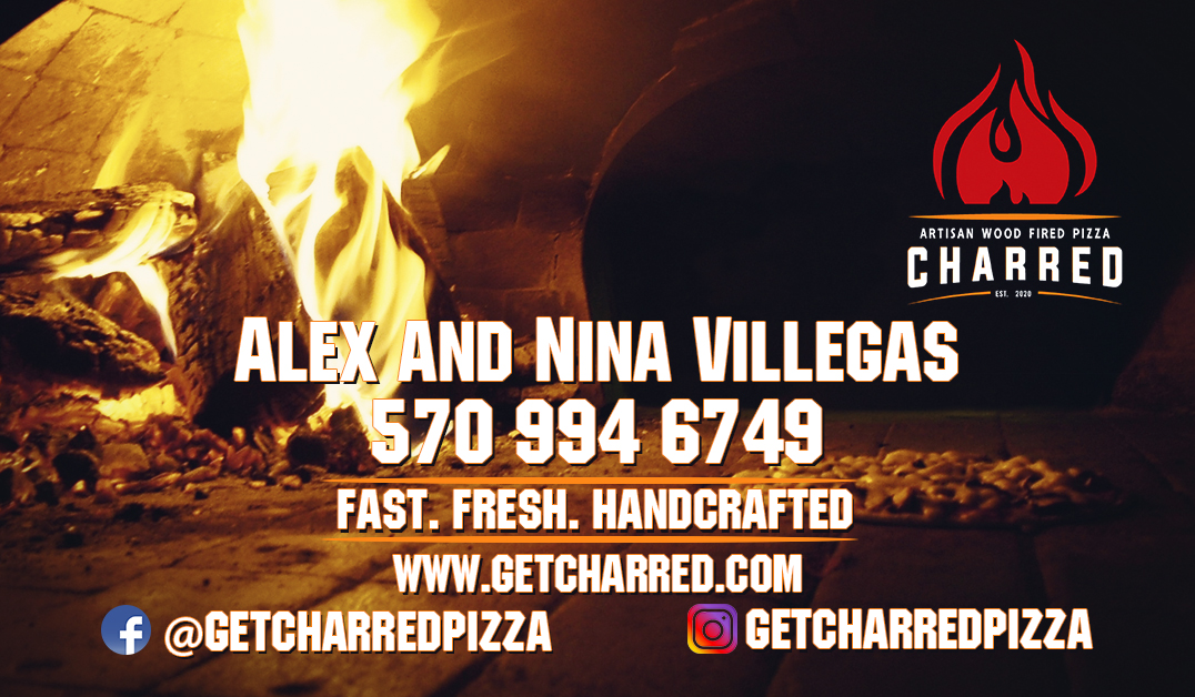 Business Card Design by Nordic Designer for Charred Artisan Wood Fired Pizza | Design #25655507