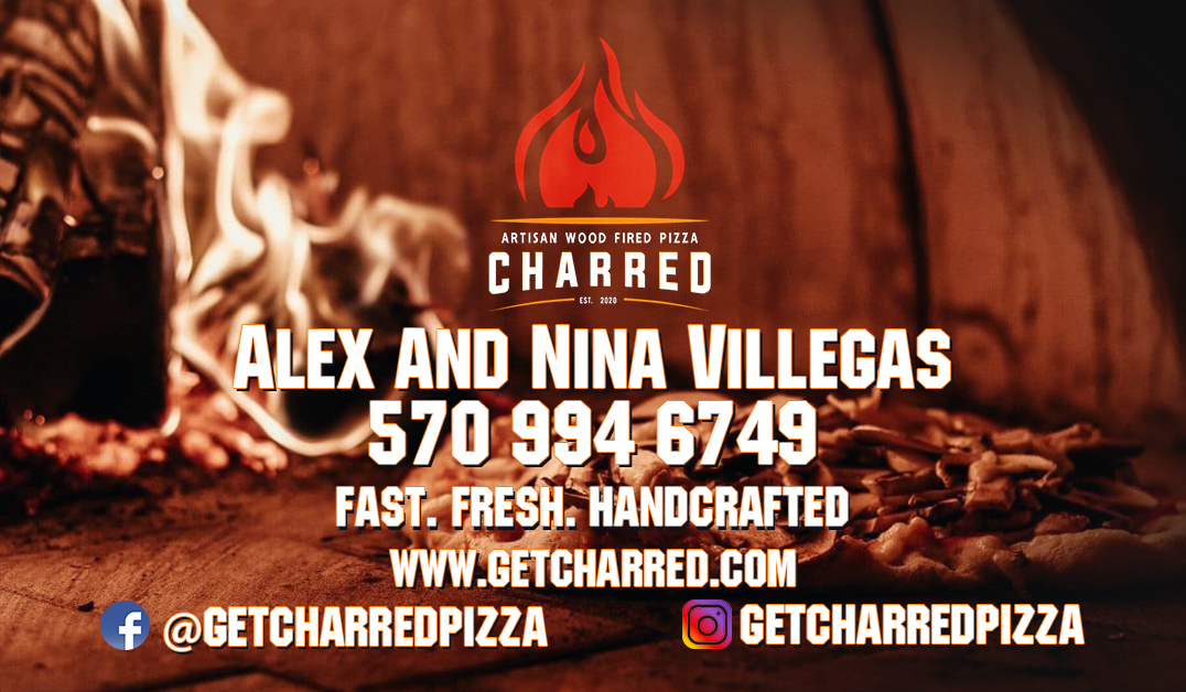 Business Card Design by Nordic Designer for Charred Artisan Wood Fired Pizza | Design #25655516